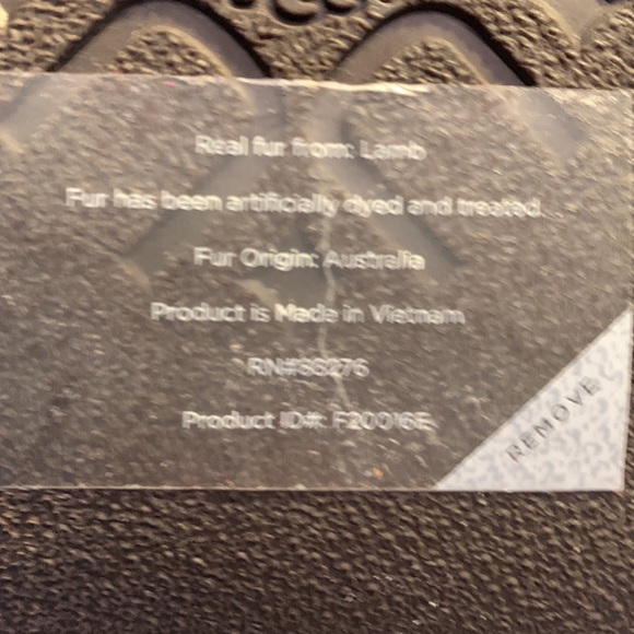 UGG black leather fur lined clogs size 9. NWOT - Picture 4 of 9